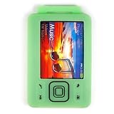 Silicone skin for Creative Zen 16 GB Creative Zen 8 GB Creative Zen 4 GB + BONUS Adjustable Workout Armband + BONUS Removable Beltclip + MORE BONUS Screen protector and cloth (Green)