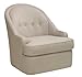 Dwellstudio Savoy Upholstered Glider, Linen Natural