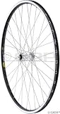 Handspun Front 700c Deore XT M770 Mavic A719, Black, 36h