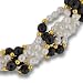 3-Strand Black/White Necklace