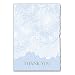 Blue and White Lace - Thank You Designer Note Cards (set of 10)