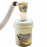 Oneida Dust Deputy Deluxe (includes cyclone, 5-gallon bucket and lid, 4' of 2-1/2'' diameter hose, and assembly hardware)