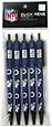NFL Indianapolis Colts Disposable Black Ink Click Pens, 5-Pack