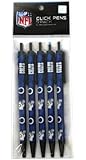 NFL Indianapolis Colts Disposable Black Ink Click Pens, 5-Pack