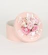 Lucy Small Pink Rose & Pearl Box by Glenna Jean