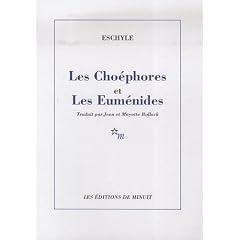 Les Cho�phores et Les Eum�nides