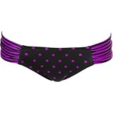 IMAGE OF Roxy Rock Steady Sidewinder Bikini Bottom - Women's Purple, S