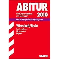 Abiturpr�fung Bayern  Wirtschaft/Recht LK, 2003-2009