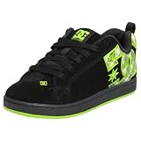  : DC Women's Court Graffik SE Sneaker,Black/Soft Lime/Black,5 M