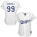 L.A. Dodgers Jerseys : Majestic L.A. Dodgers #99 Manny Ramirez Ladies White Replica Baseball Jerseys