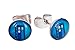 TV Inspired Blue Tardis 8mm Stainless Steel Stud Earrings