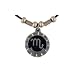 Scorpio Pewter Pendant on Beaded Leather Necklace - Earth Spirit Necklace