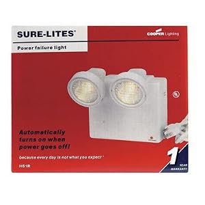 Regent Power Failure Emergency Floodlight (HS-1R) by Cooper Lighting