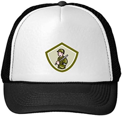Polada Snapback Hats For Men Military Police With Night Stick Baton Shield Hats Snapbacks