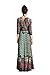 On Trend Paris Dress Bohemian 3/4 Sleeve Long Maxi Dress Medium Multicolor