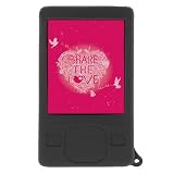 Microsoft Zune 80GB 2nd Generation Accessory Kit : Black Silicone Skin Case + Adjustable Sports Armband + Premium Reusable LCD Screen Protector with Lint Cleaning Cloth By Ikross