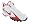 WHITE/GAME RED/METALLIC SILVER