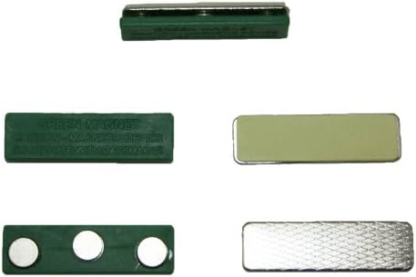 25 Magnetic Name Tag Badge ID Holder with Three Magnets (Front and Back) 25 Complete Sets