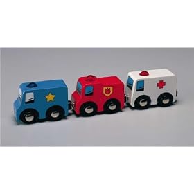 Emergency Vehicle Set by The Little Little Toy Company