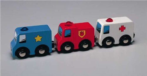 Childrens Toyshop  Toys : Emergency Vehicle Set