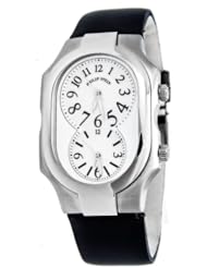Philip Stein Unisex 2-NFMOP-CIB Signature Mother-Of-Pearl Black Calf Strap Watch