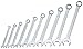 10 Piece Elora Long Imperial Combination Spanner Set