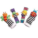 Toy - LAMAZE PLAY & GROW GARDEN BUG FOOT FINDER & WRIST RATTLE ACTIVITY BABY PLAYSET