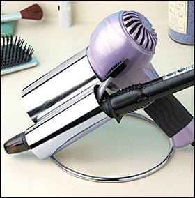 BEAUTY APPLIANCE Stand Hair Dryer Curling Iron BATH NEW