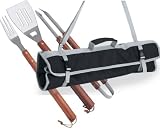 Picnic Time 3 Piece BBQ Set With Tote