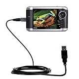 from Gomadic Classic Straight USB Cable for the Epson P-3000 Multimedia Photo Viewer with Power Hot Sync and Charge capabilities - uses Gomadic TipExchange Technology
