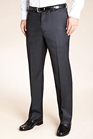 Collezione Luxury Pure Wool Pin Dot Striped Trousers
