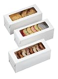Wilton White Rectangle Boxes, 3 Count