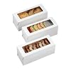 Wilton White Rectangle Boxes, 3 Count