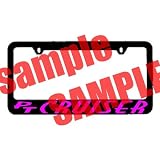 CHRYSLER PT CRUISER PINK LETTERING BLACK LICENSE PLATE FRAME 