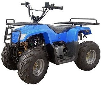 Little Hummer ATV Quad - Army Camo W/Front & Rear Racks, Model ATA-110F