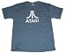 INDIGO BLUE Retro 80s Vintage ATARI GAMER Youth/Adult T-Shirt (Solid Design)