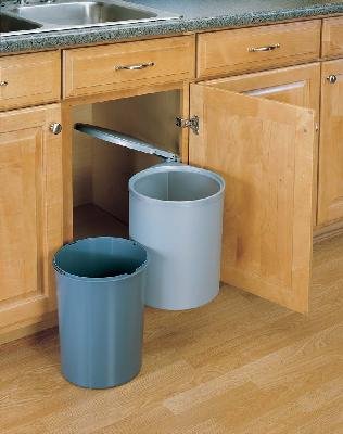 Childrens Toyshop  Kitchen & Housewares : 13 Liter Pivot-Out Built-In Waste Bins