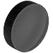 DimcoGray Black Phenolic Knurled Clamping Knob, Zinc Stud: 10-32" Thread x 7/32" Length, 1" Diameter x 13/32" Height x 1/2" Hub Dia (Pack of 10)