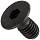 12.9 Alloy Steel Socket Cap Screw, Metric, Flat Head, Internal Hex Drive, Black Oxide Finish, Meets DIN 7991 Specifications, M6-1.00, 18mm Length, Pack Of 100