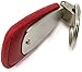 Chevrolet Chevy Corvette C4 Leather Key Chain Red Tear Drop Key Ring