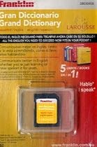 Franklin Bookman SD (DBE-500858) Larousse Gran Diccionario Englisch-Spanisch, 1 SD-Karte Für BOOKMAN SD, Handhelds mit Palm, Windows mobile, Symbian OS und SD-Slot