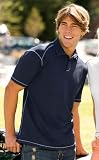 District Threads - Pima-Tek Polo Sport Shirt with Contrast Stitching. DT116