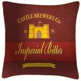 Castle Brewery Imperial Bitter Cushion - Martin Wiscombe Cushions
