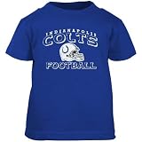 Reebok Indianapolis Colts Royal Blue Toddler Stacked Helmet T-shirt