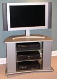Swivel Base TV Stand - Silver