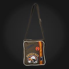 Khaki Guinness Flying Toucan Satchel Bag