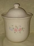 Pfaltzgraff TEA ROSE Cookie Jar / Canister - 7 inches high by 8 inches wide