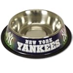 SAVE $19.44 - NEW YORK YANKEES OFFICIAL LOGO DOG BOWL PET DISH $16.55