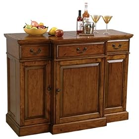 Hide-A-Bar Console by HOWARD MILLER CLOCK CO.