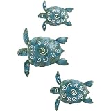 Wall Decor Sea Turtle 3/Set (10,8 & 6) - Regal Art #S599